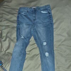 Mudd Blue Distressed Denim Jeans